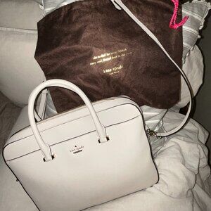 Kate Spade leather Saffiano laptop bag